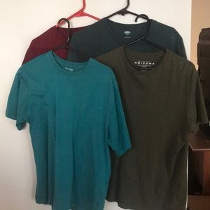 Four miscellaneous men’s t shirts